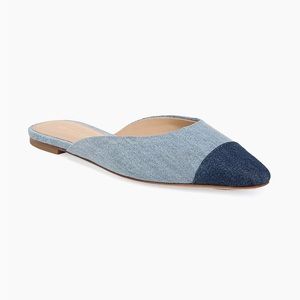 Veronica Beard Carlotta Denim Mules